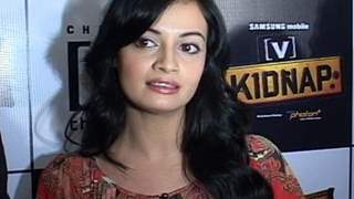 Diya Mirza At Launch of Channel [V] Kidnap