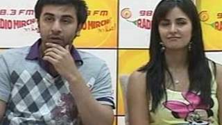 Katrina And Ranbir at Radio Mirchi For Promotion