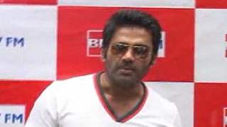 Sunil Shetty At Big 92.7 Fm For Promotion