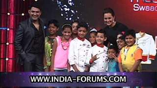 Sonakshi Sinha on the sets of Junior MasterChef India Grand Finale