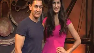 Aamir Khan and Katrina Kaif at the launch of Dhoom 3 title song Dhoom machale.. Thumbnail