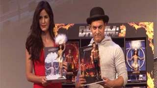 Aamir And Katrina Unveil Mattel's Dhoom Doll Merchandise