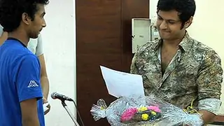 Neil Bhatt at a college event as a judge.. Thumbnail