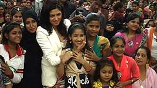 FIR fame Kavita Kaushik at Mika Singh's NGO