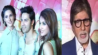 Amitabh Bachchan and the cast of Main Tera Hero on the sets of Boogie Woogie Thumbnail