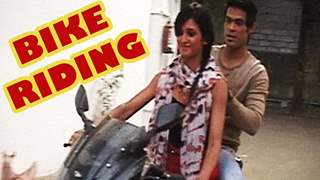 Exclusive - Shakti Mohan learns bike riding from Kunwar Amar Thumbnail