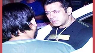 Salman Khan spotted here at Himesh's recording studio