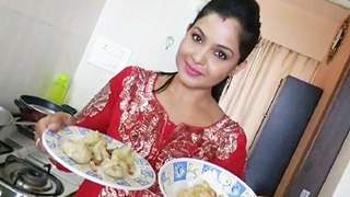 Shubhangi Atre Making Modak For Ganesha