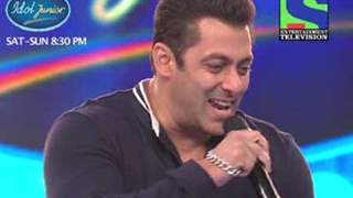 Salman Khan in Indian Idol junior