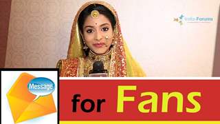 Rachana Parulkar gives out special message to her fans