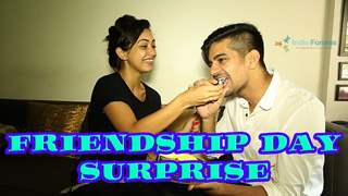 Abigail Pande surprises Vishal Singh on this Friendship Day!