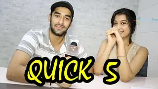Digangana Suryavanshi and Vishal Vashishtha take up the Quick 5 quiz! Part-01 Thumbnail