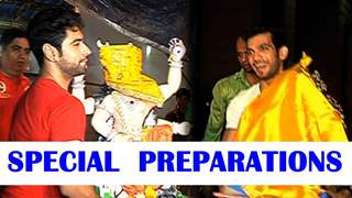 Ankit Gera and Arjun Bijlani's special preparations for Bappa