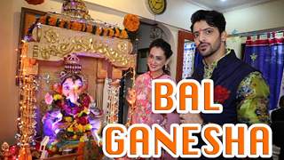 Vikas Manaktala and Gunjan Waliaon their modern Bal Ganesha