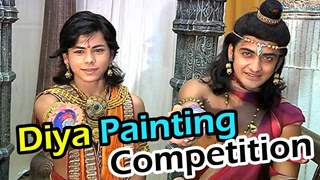 Ashoka and Sushim's diya painting competiton