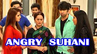Whom is Suhani angry with?