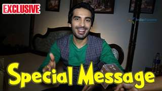 Mohit Sehgal conveys a special message to his fans!