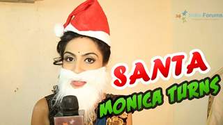 Check out Monica Khanna's Santa Look