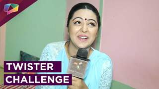 Shafaq Naaz takes up the 'Twister Challenge'