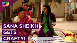 Sana Sheikh gets crafty on the sets of krishnadasi! Thumbnail