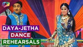 Dayaben and Jethalal rehearse for SAB TV's Holi Special