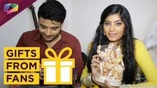 Rajshri Pandey overwhelmed by her fans' gifts.