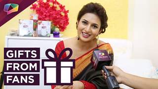 Mrs Divyanka Tripathi Dahiya receives gifts from her fans