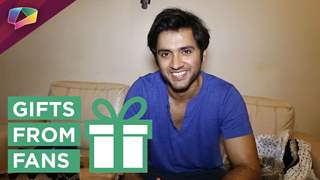 Mishkat Varma receives gifts from his fans