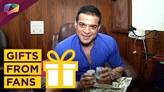 Karan Patel receives a special gift from someone