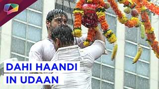 Vivan gets closer to Imli during the Dahi Haandi Celebration in colors show Udaan