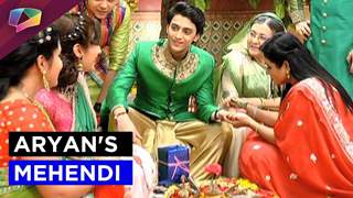 Aryan and family celebrates mehendi ceremony