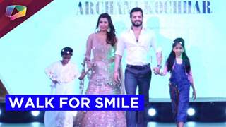 Television stars walk at Smile Foundation Fashion Show