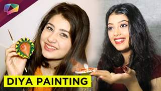 Celebs paint diya for Diwali