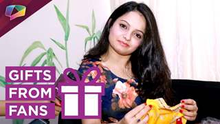 Giaa Manek receives gifts from her fans