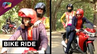 Aryan and Sanchi's bike ride on their honeymoon