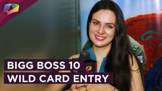 Elena Kazan all pumped up to make an entry in the Bigg Boss house
