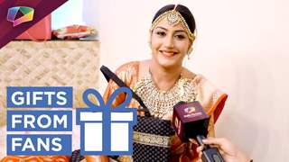 Surbhi Chandna receives gifts from her fans