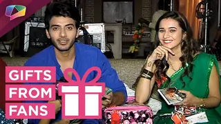 Vikram Singh Chauhan and Shivani Surve receive gifs from fans Thumbnail