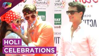 Mohsin Khan, Rohan Mehra, Kanchi Singh And Others Celebrate Holi