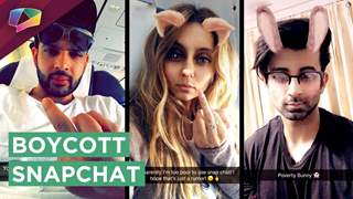 Enraged TV actors take a DIG at Snapchat! | India Forums