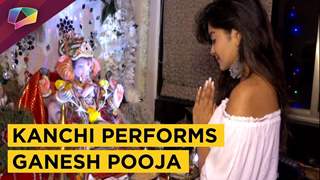 Kanchi Singh Performs Ganesh Pooja