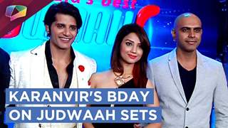 Karanvir Bohra Celebrates His Birthday On The Sets Of Judwaah Along With Adaa Khan