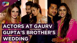 Shahid Kapoor, Mira Rajpoot And Others Make A Striking Appearance At Gaurav's Brother's Wedding
