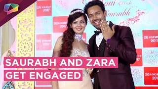 SAURABH PANDEY AND FIANCE ZARA BARRING’S ENGAGEMENT CEREMONY
