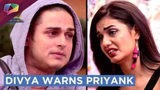Divya Agarwal WARNS Priyank Sharma To Trust Vikas And Leave Hina Khan | Bigg Boss 11 | Colors Tv Thumbnail