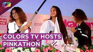 Colors Tv Hosts Pinkathon | Jennifer Winget, Avika Gor, Meera Deosthale Flag It Off