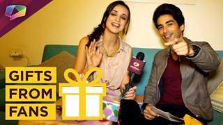 Sanaya Irani And Mohit Sehgal Receive Gifts From Their Fans | Exclusive | Gift Segment Part-01