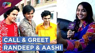 Fans Call And Greet Their Favourite Celebrity Randeep and Aashi.
