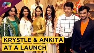 Krystle D’Souza And Ankita Bhargava At Sulakshana Manga’s Store Launch