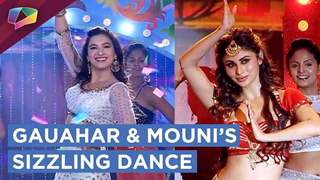 Gauahar Khan And Mouni Roy Set The Stage Of Colors Tv Show Shakti On Fire | Ganpati Utsav Thumbnail